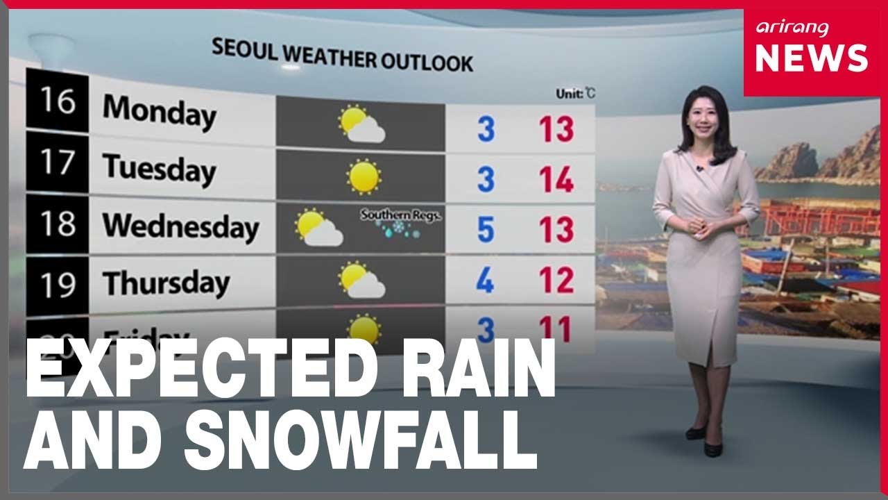 [Weather] Clear in the west, rain and snow in the east through the afternoon