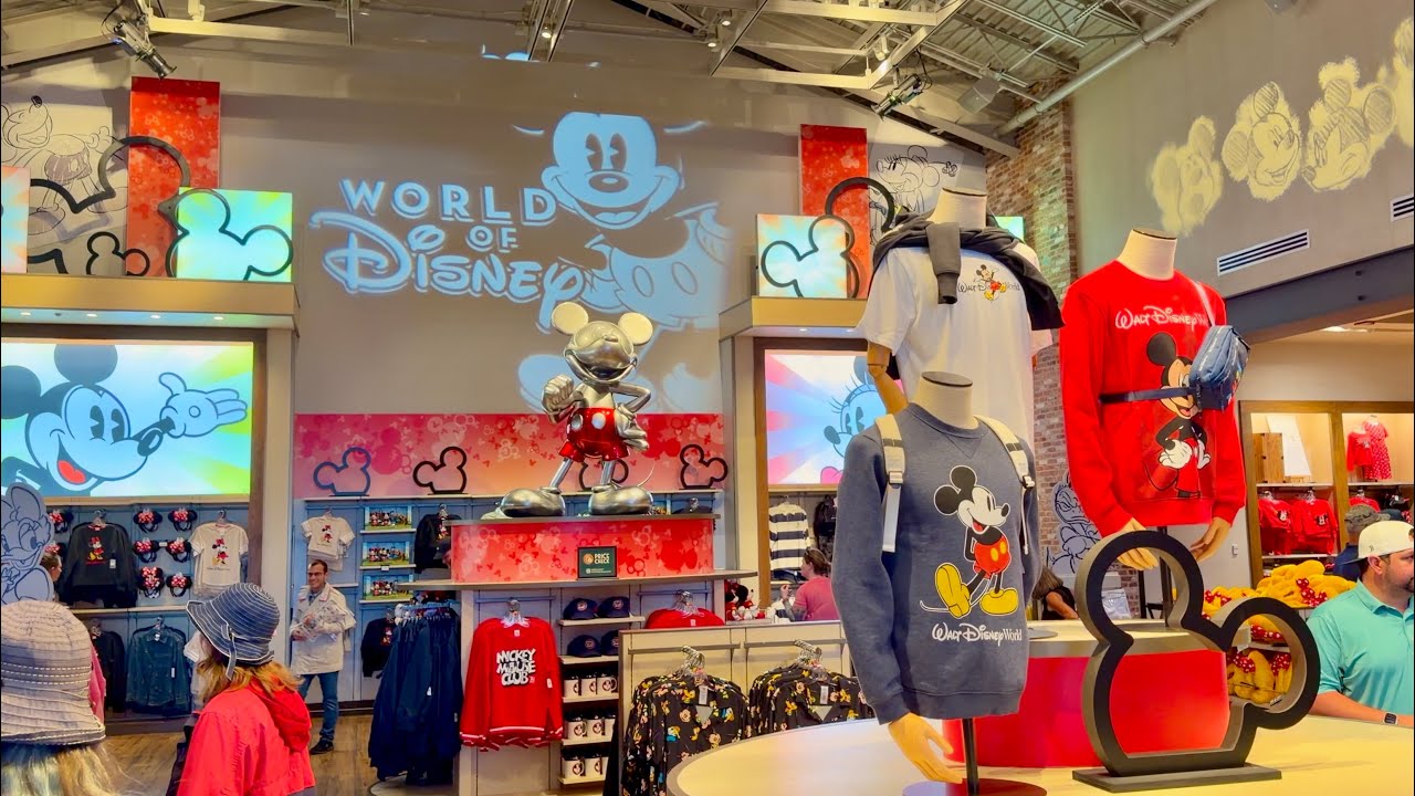 World of Disney Store at Disney Springs March 2026 Shopping Tour in 4K | Walt Disney World Florida