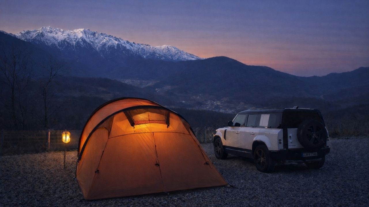 Quiet Mountain Camping with My Family (-7°C) | Winter Tent Camping ASMR (No Talking)