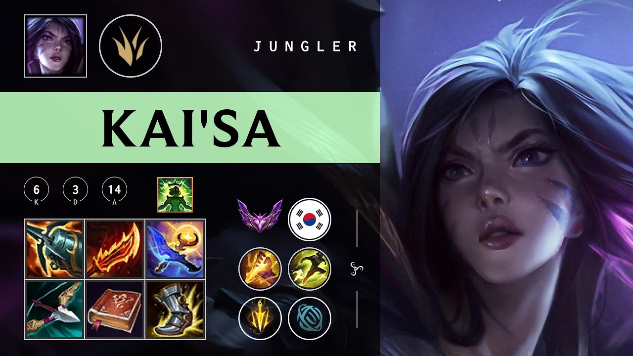 Kai'Sa Jungle vs Viego - KR Master Patch 26.05