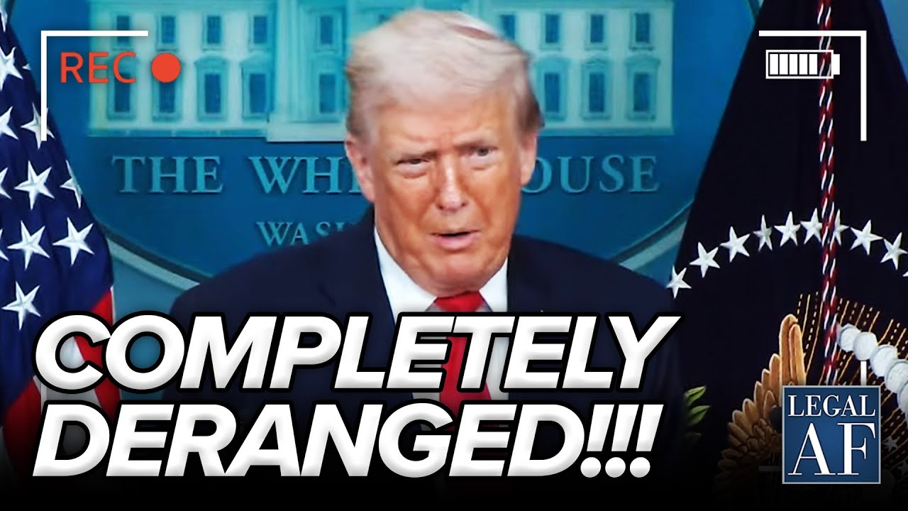 Trump GOES OFF THE RAILS in MOST DERANGED Presser YET