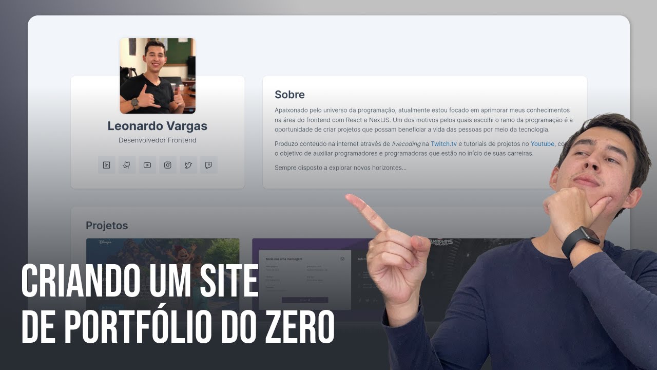 Estruturando o projeto - Criando portfólio do ZERO - parte 1