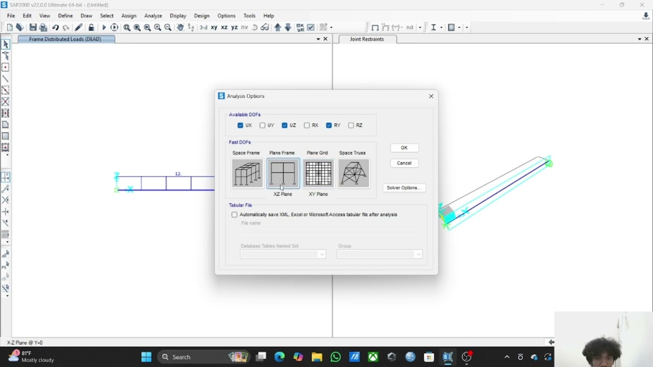 TUGAS Modul 2 Praktik Analisis Struktur Dengan Software SAP 2000