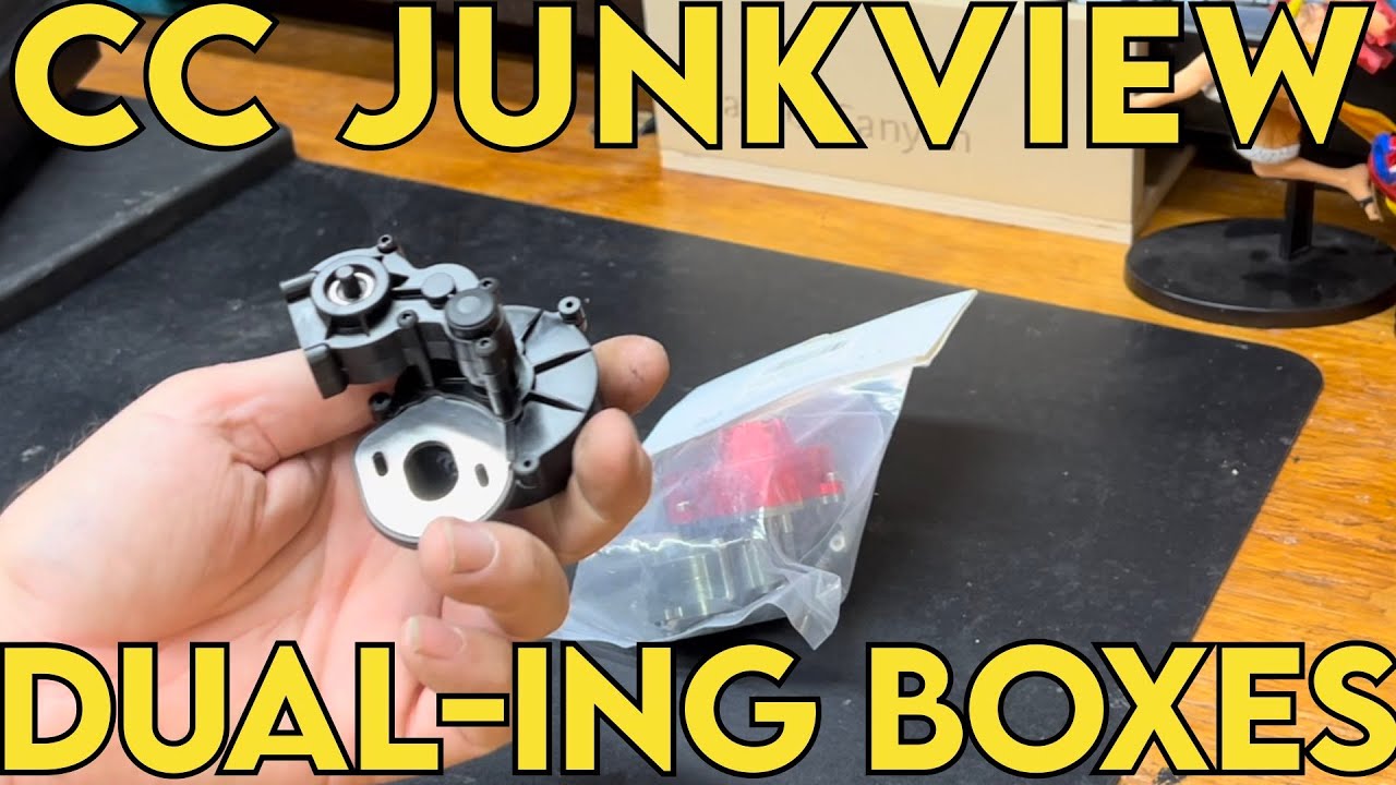 Crawler Canyon Junkview: Dual-ing Amazon Gearboxes (plastic vs. metal)