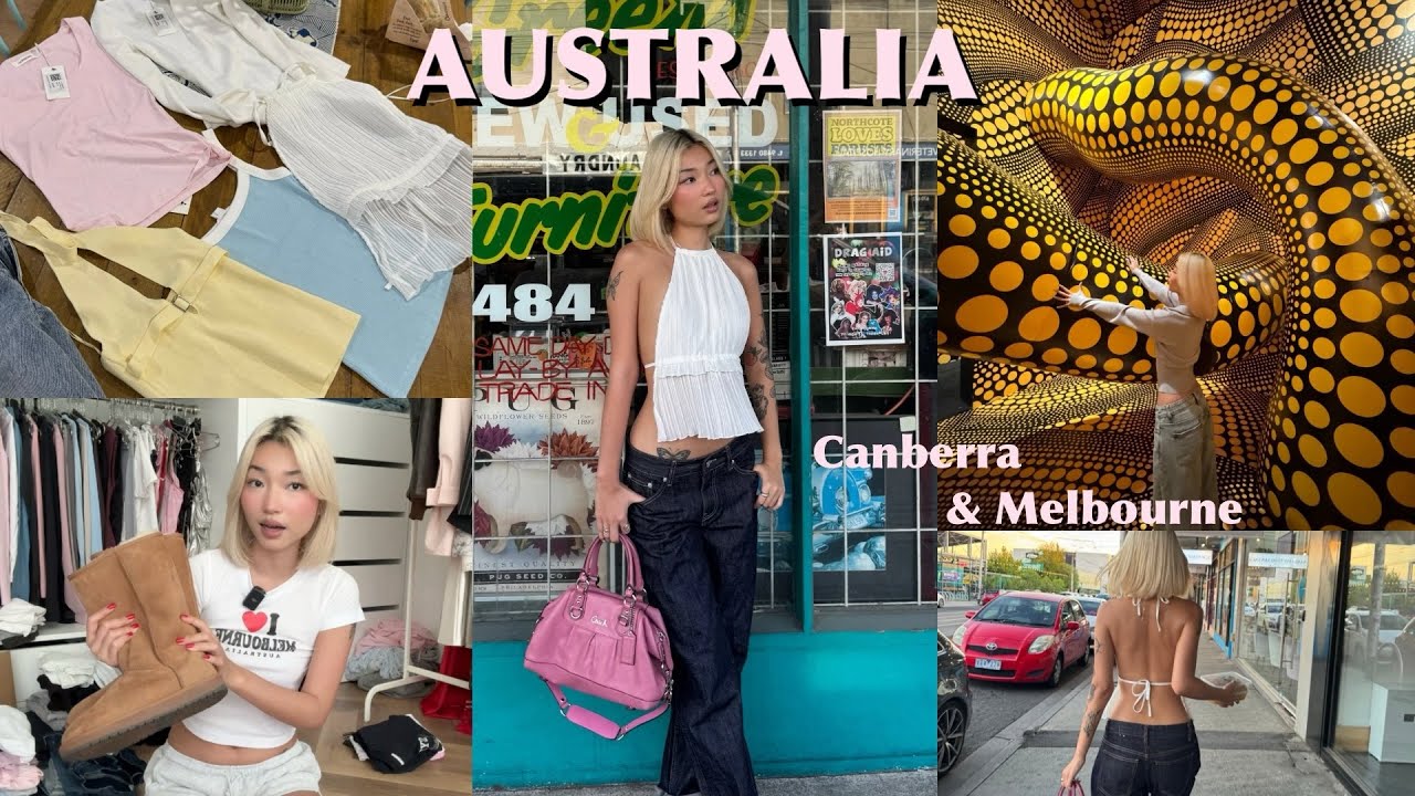Lots of art, thrifting + Everything I bought in Australia (VLOG)
