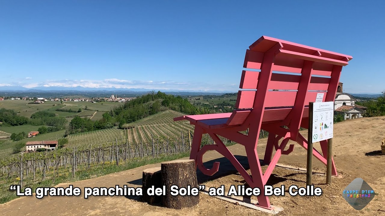 La Grande panchina ad Alice Bel Colle