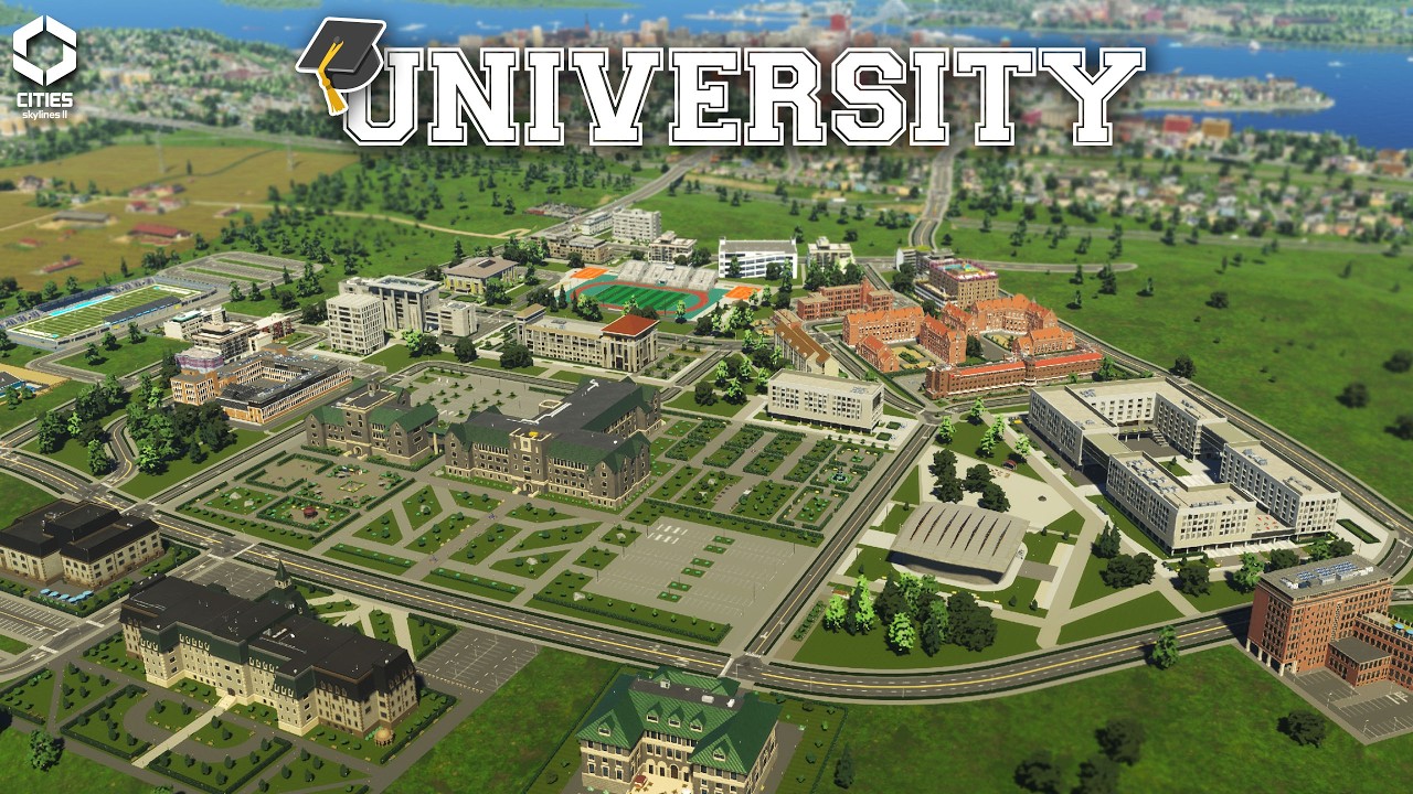 Our city has an education problem, let's fix it with a University Campus | Cities Skylines 2