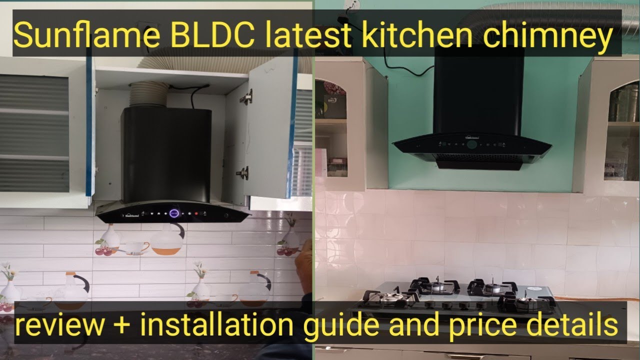 Sunflame BLDC kitchen chimney | kitchen chimney installation | sunflame kitchen chimney |