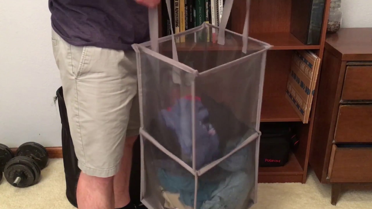 The Twist flat Collapsible Hamper
