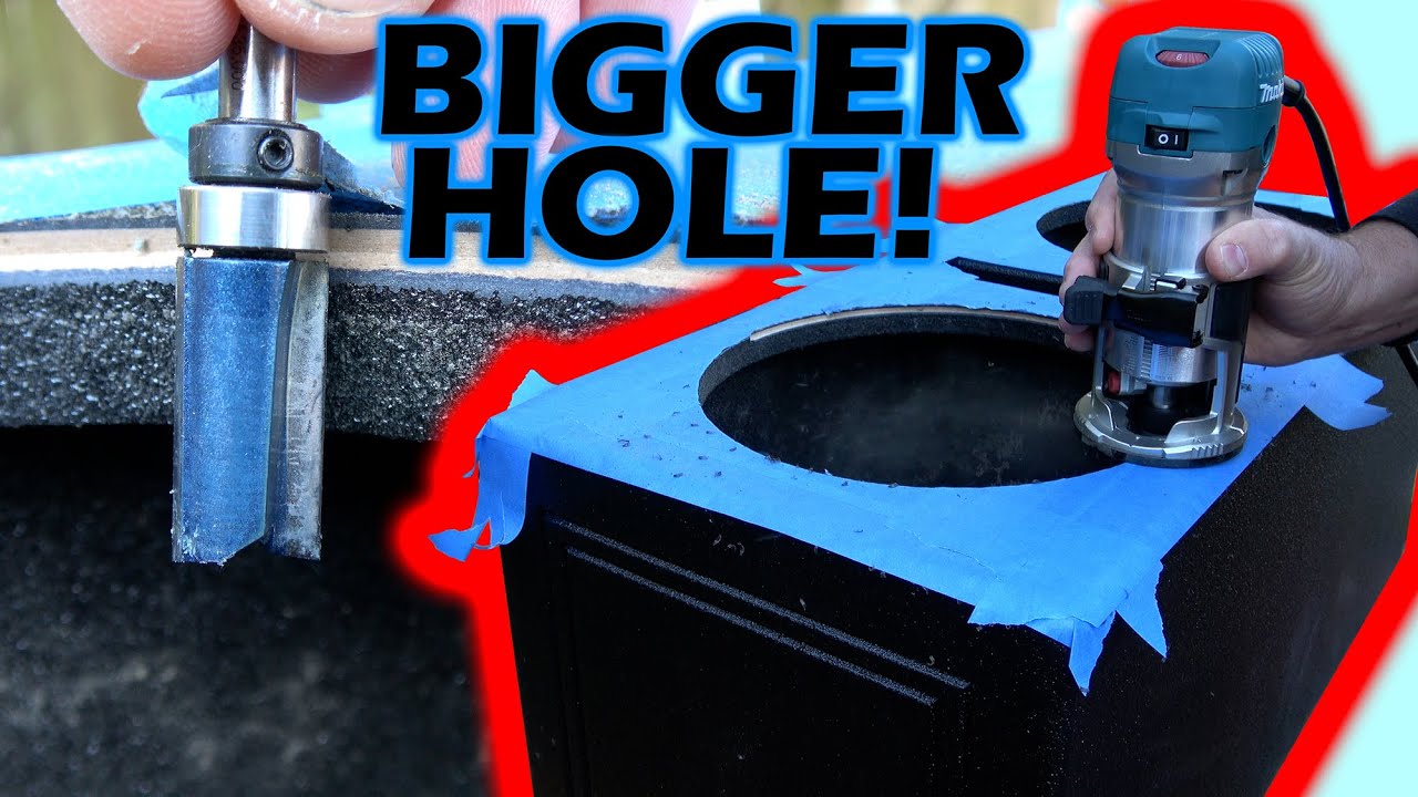 How To Enlarge Speaker Box Holes - Best Professional Video
