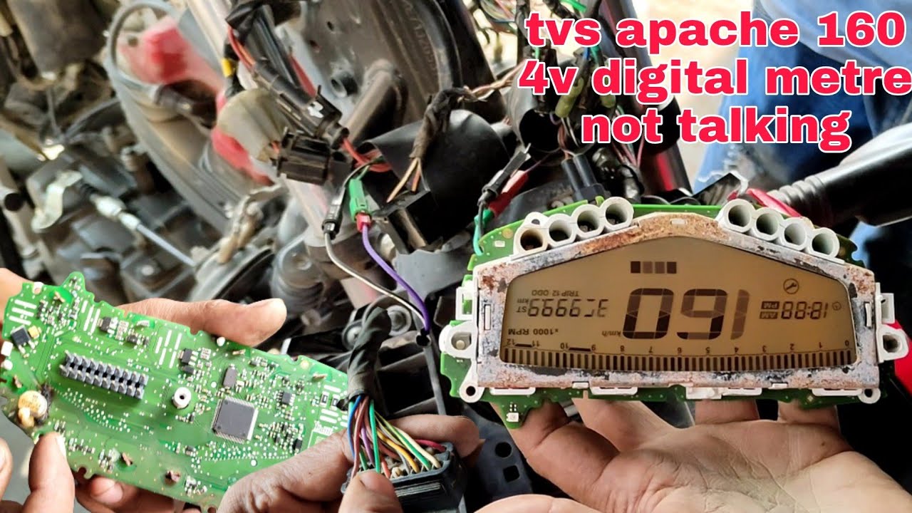 tvs apache Rtr 160 4v bike me miter ki light na Jale to kase light ko chlu kare full jankari