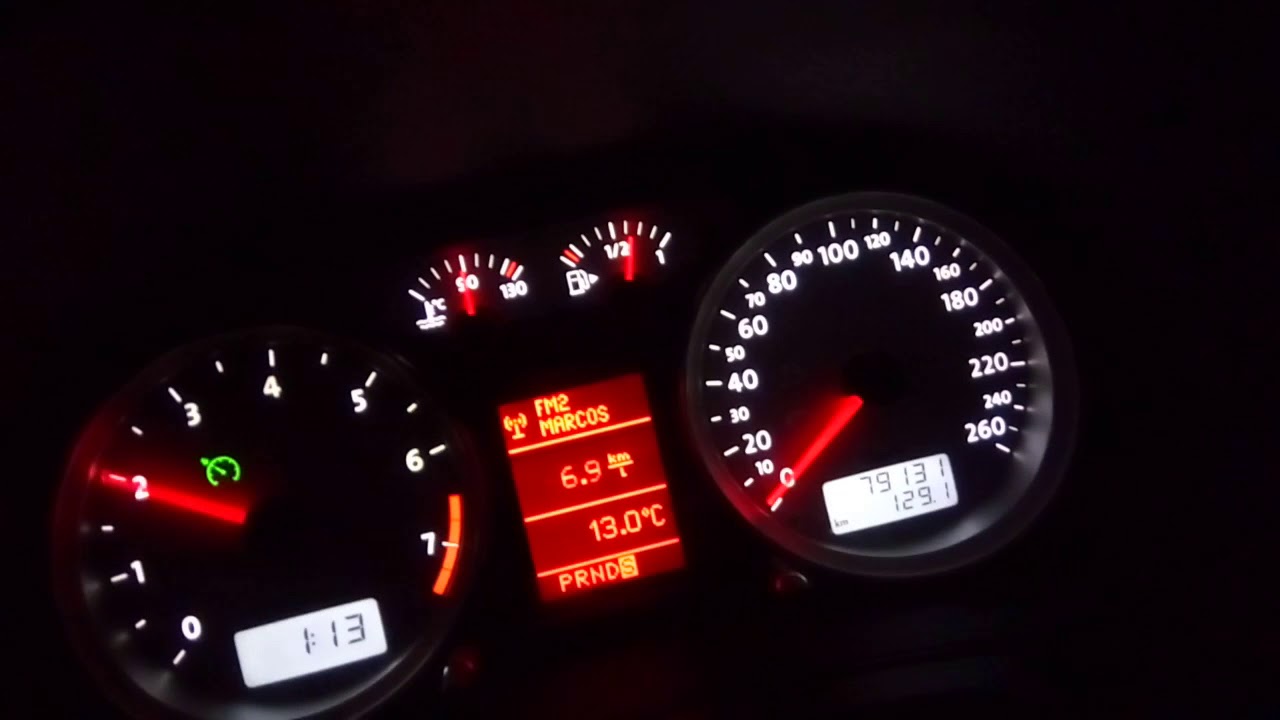 Golf Sportline 2.0 8v AT 0-180 Km/h