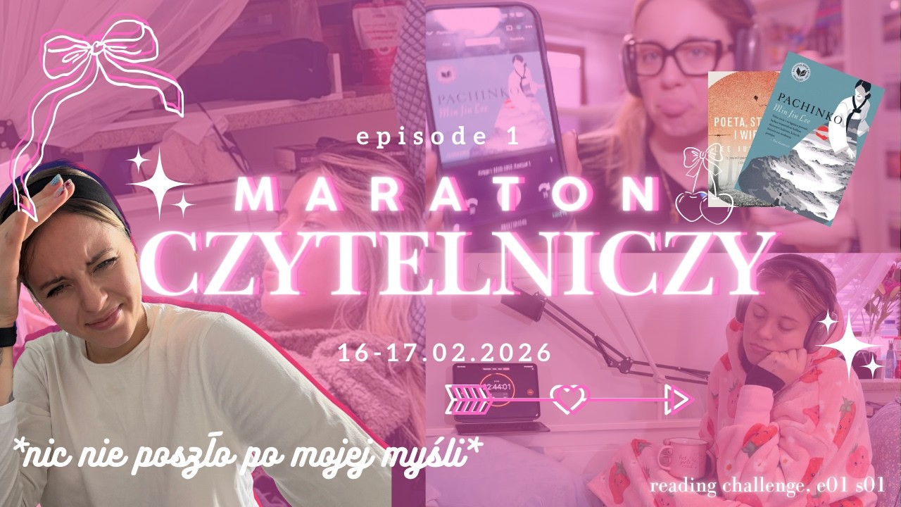 24 godzinny maraton czytelniczy ✨📚 alee to mój pierwszy raz i wszystko jest nie tak