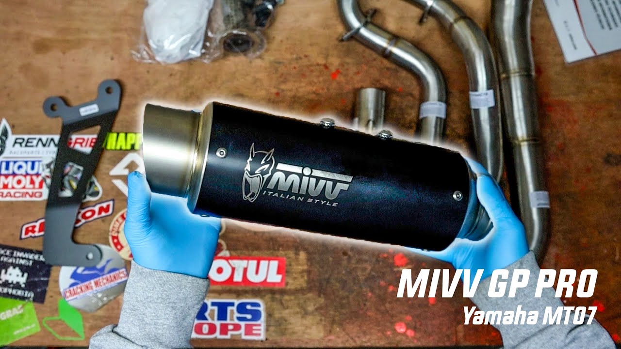 Unboxing & Anbau MIVV GP PRO │ YAMAHA MT07 2021