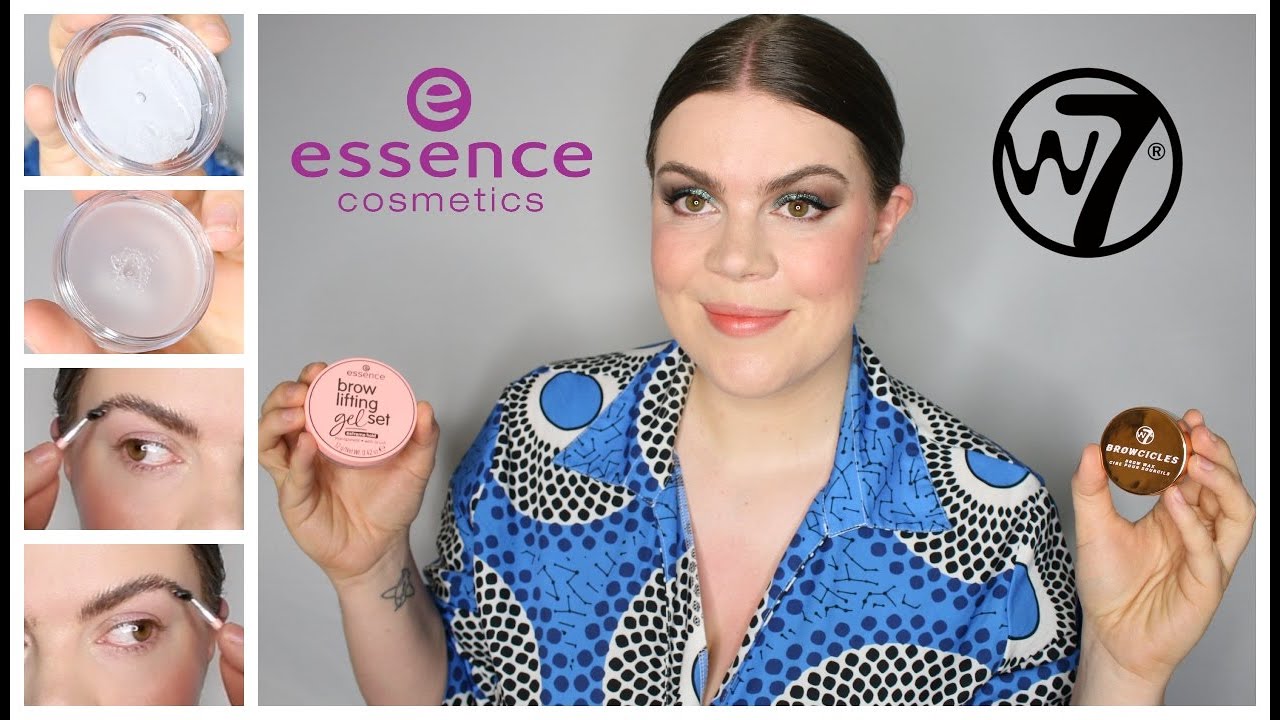 BEST Anastasia Brow Freeze Dupe! Essence Brow Lifting Gel Set vs. W7 Browcicles Brow Wax