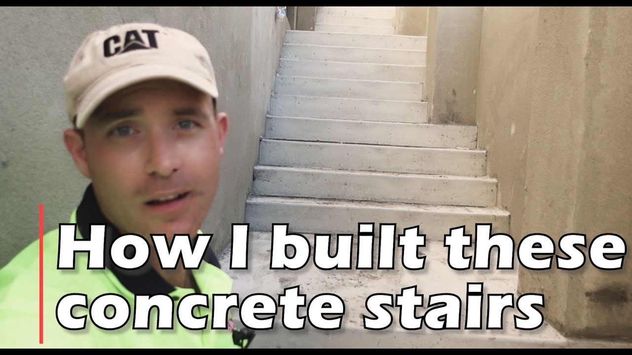 HOW TO BUILD CONCRETE STEPS: