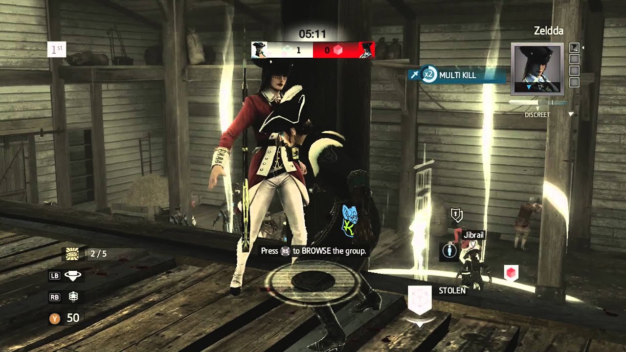 Assassin's Creed 3 Multiplayer  - Competitive Artifact Assault