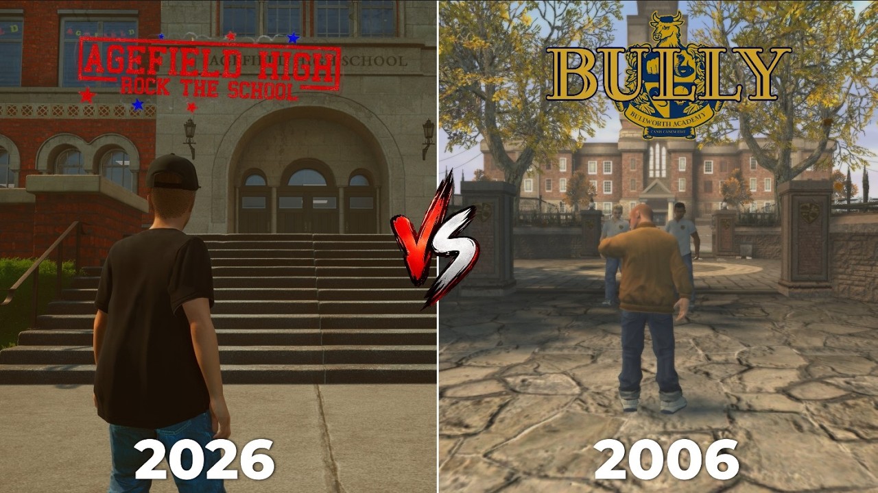 Bully против Agefield High: Встряска школы | Сравнение деталей и физики