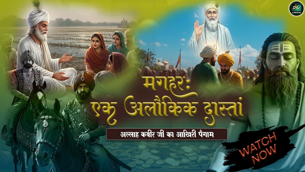 मगहर एक अलौकिक दास्तां, अल्लाह कबीर जी का आखिरी पैगाम।Only Al kabir Islamic Channel