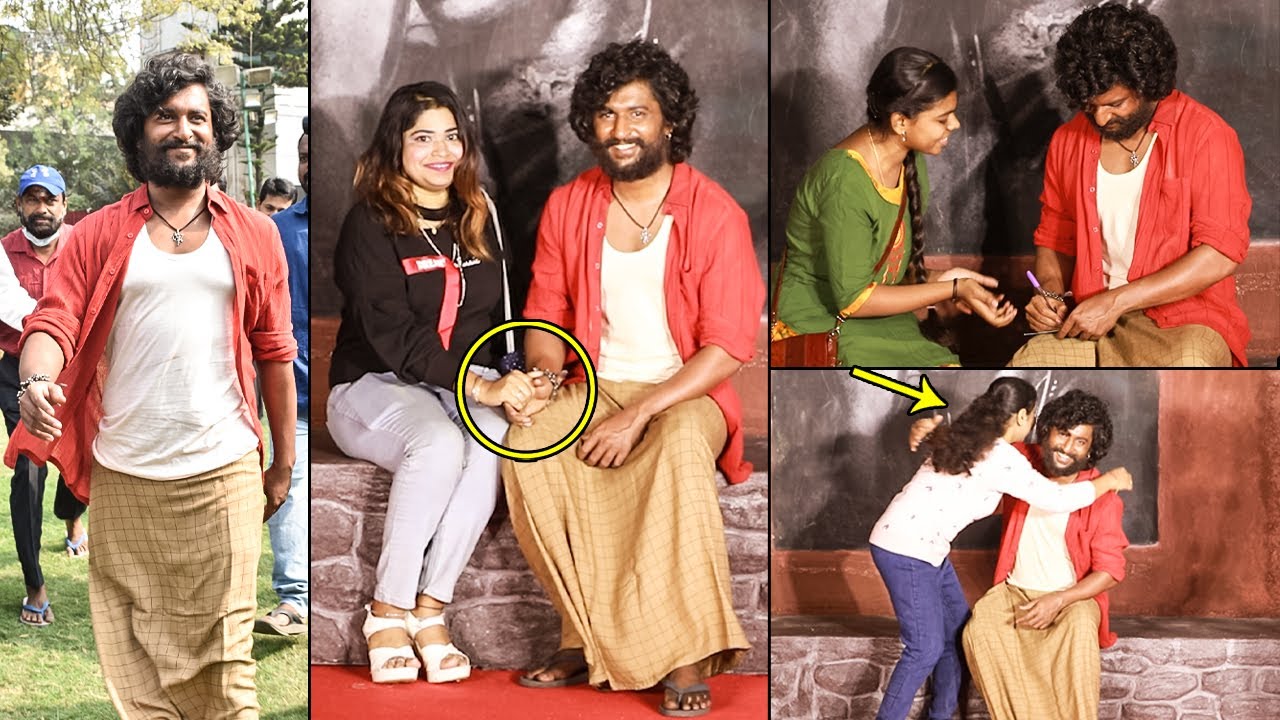 నాని కొత్త లుక్🔥 Hero Nani CRAZY Fan Moment Visuals @ Fans Meet | Dasara | Filmylooks