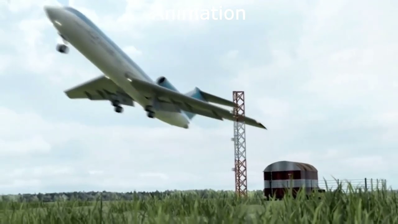 Animation vs Real Life - Yak-Service Flight 9633 #planecrash