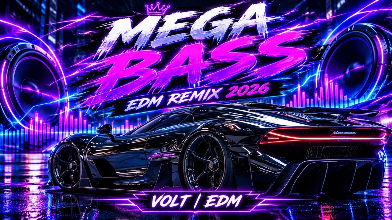 MEGA BASS EDM REMIX 2026 🔊 Bass Boosted Club Banger | Car Music 🚗 Gym 💪 Night Drive | VOLT | EDM