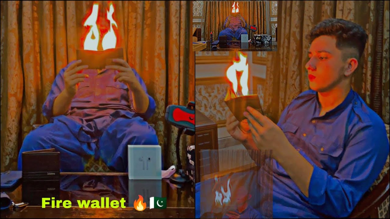 Trick of magic fire wallet |how to buy fire wallet in pakistan| #foryou #firewallet #duckybhai#fyp