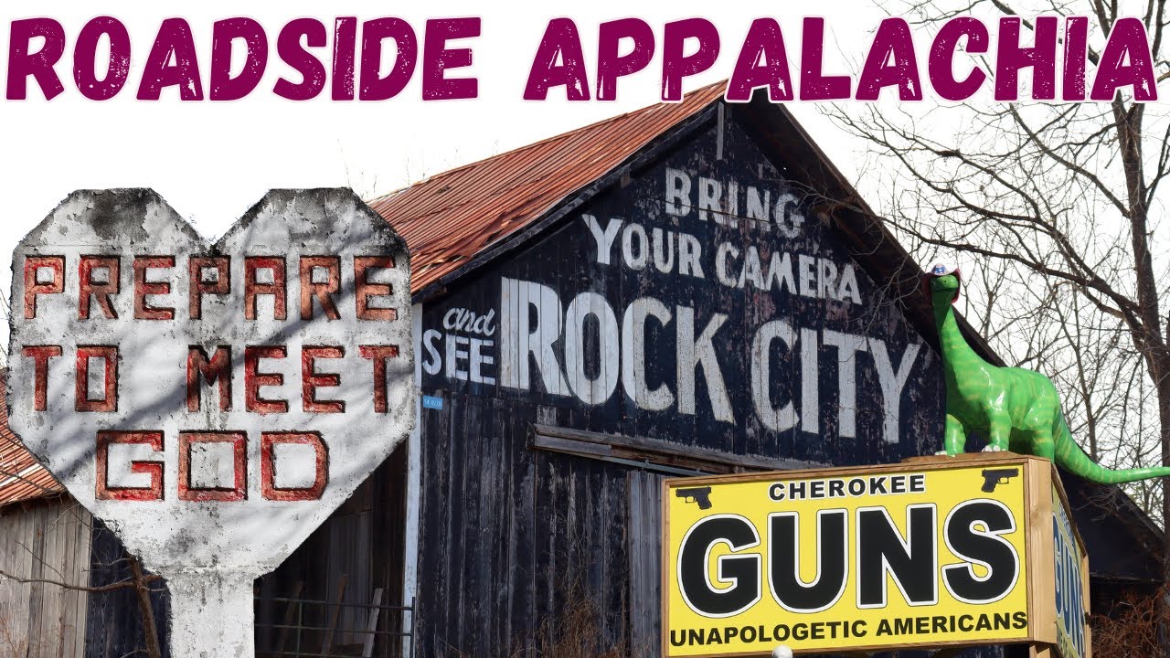 I Found Rock City Barns & Harrison Mayes Crosses in Backwoods North Carolina! Roadside Appalachia