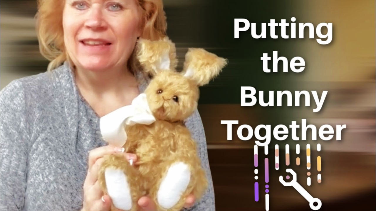 How to Make a Jointed Easter Bunny Video #10 Jointing the Bunny