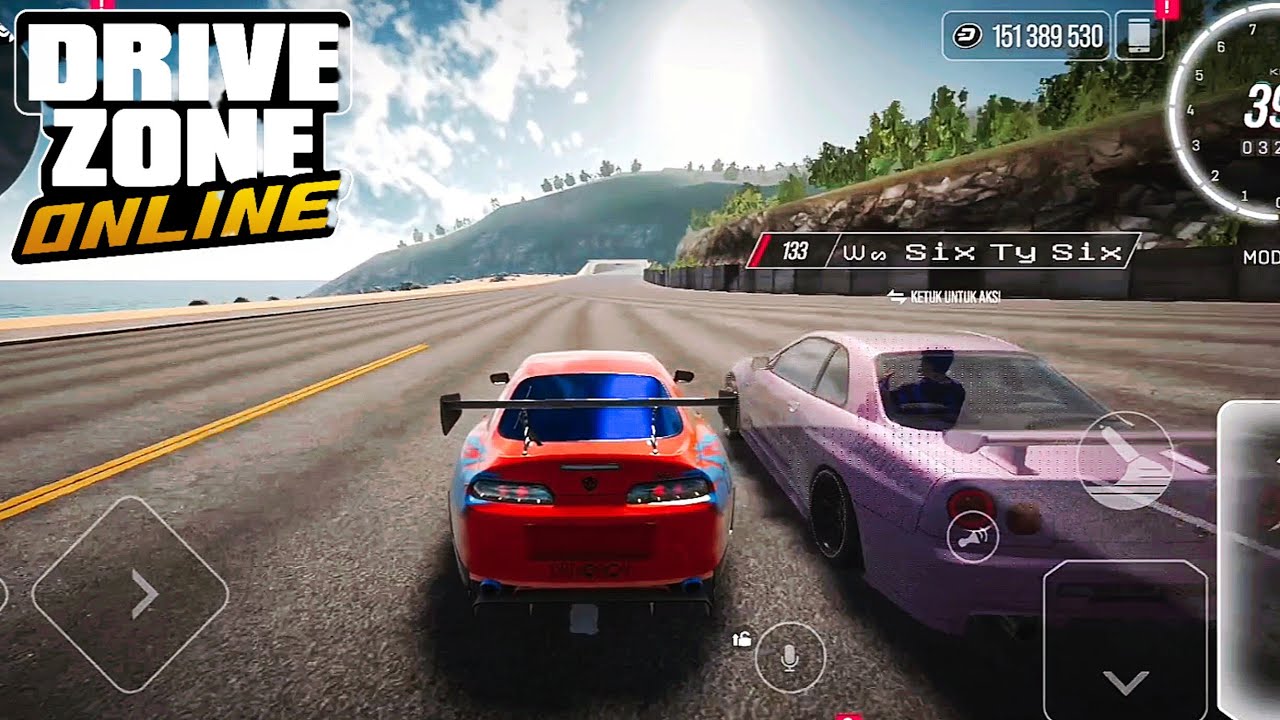 SUPRA MK4  VS NISSAN SKYLINE GT-R R34 - DRIVE ZONE ONLINE - GAMEPLAY
