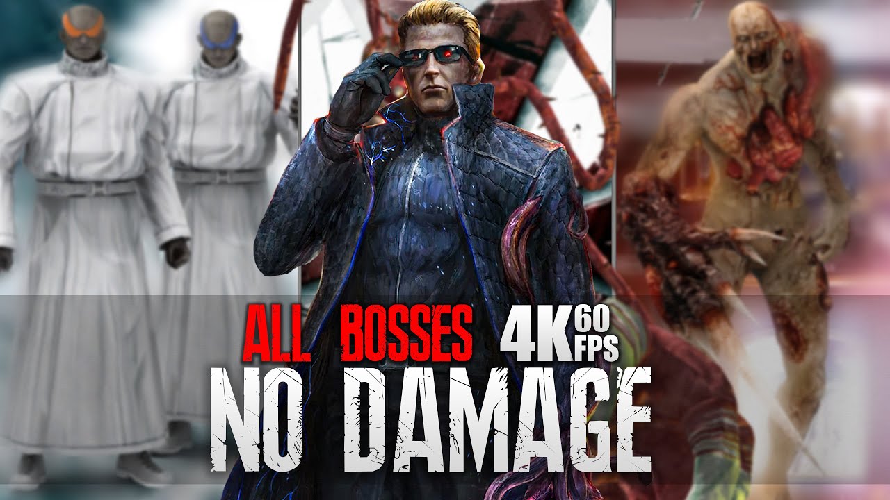 【4K60ᶠᵖˢ】ALBERT WESKER vs ALL BOSSES | NO DAMAGE | Resident Evil Umbrella Chronicles