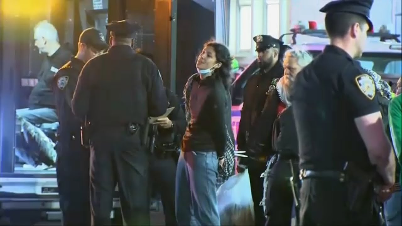 Police arrest over 100 protesters at Columbia University, CCNY