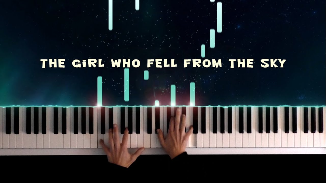 The Girl Who Fell from the Sky Joe Hisaishi (Castle in the Sky) Piano Cover Piano Tutorial