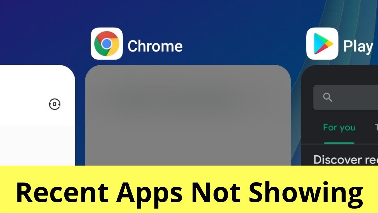 How to Fix Recent Apps Button Not Working | Recent Apps (Tray) Not Showing | Recent Apps Settings