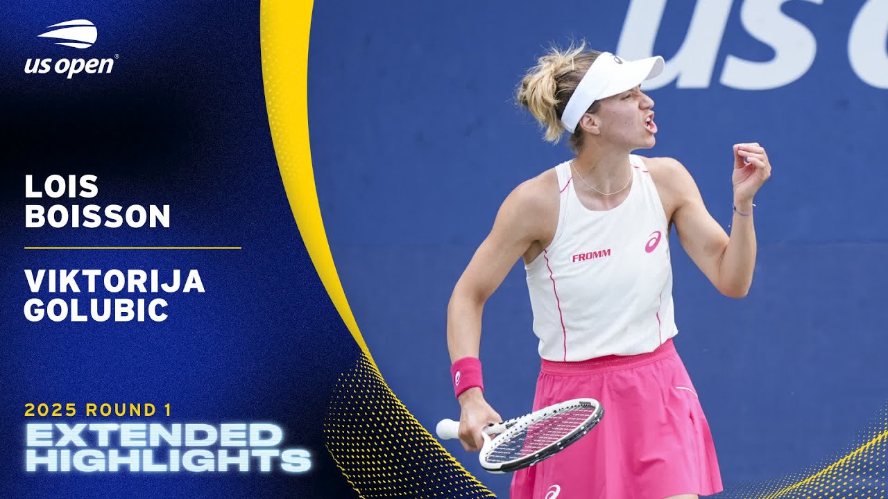 Lois Boisson vs. Viktorija Golubic Extended Highlights | 2025 US Open Round 1