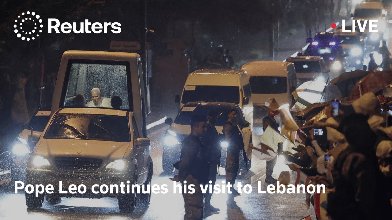 LIVE: Pope Leo continues his visit to Lebanon | REUTERS