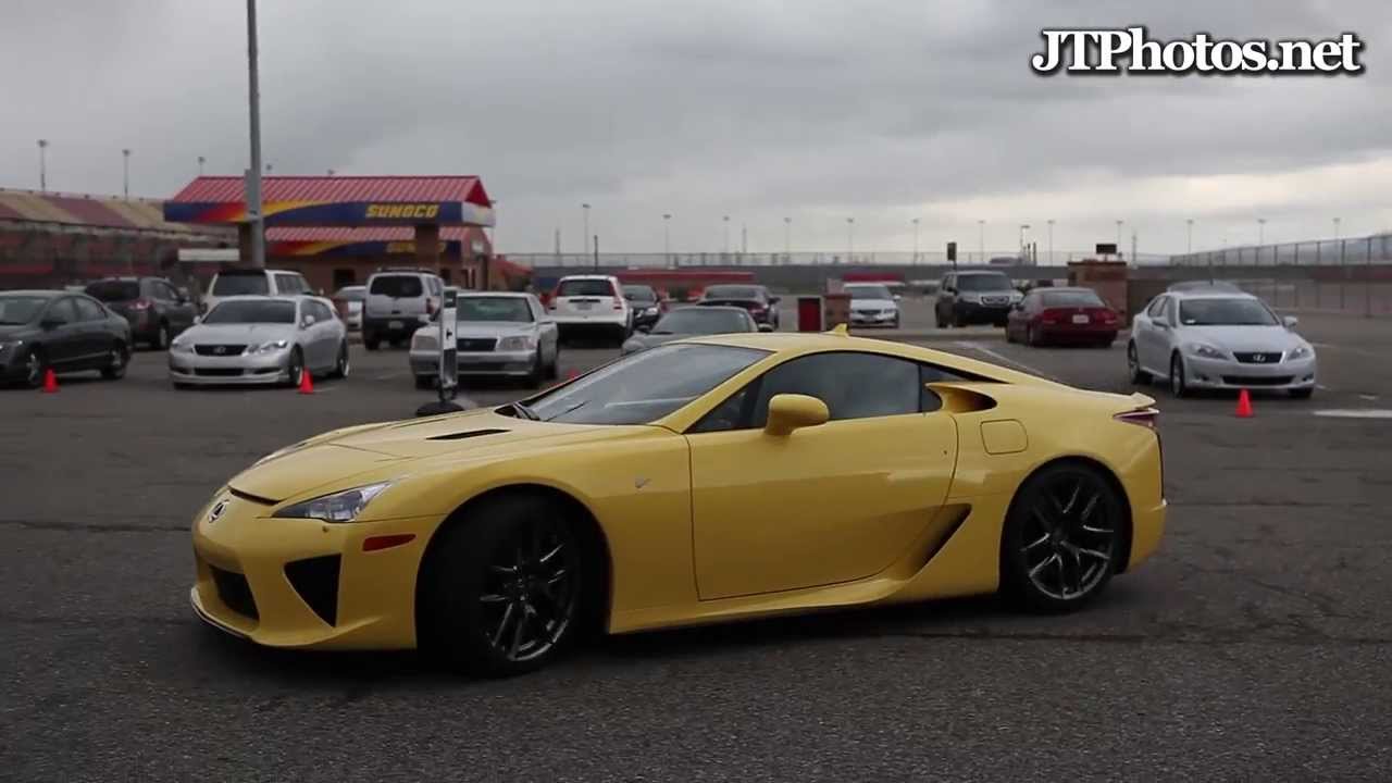 Lexus LFA ride at Auto Club Speedway