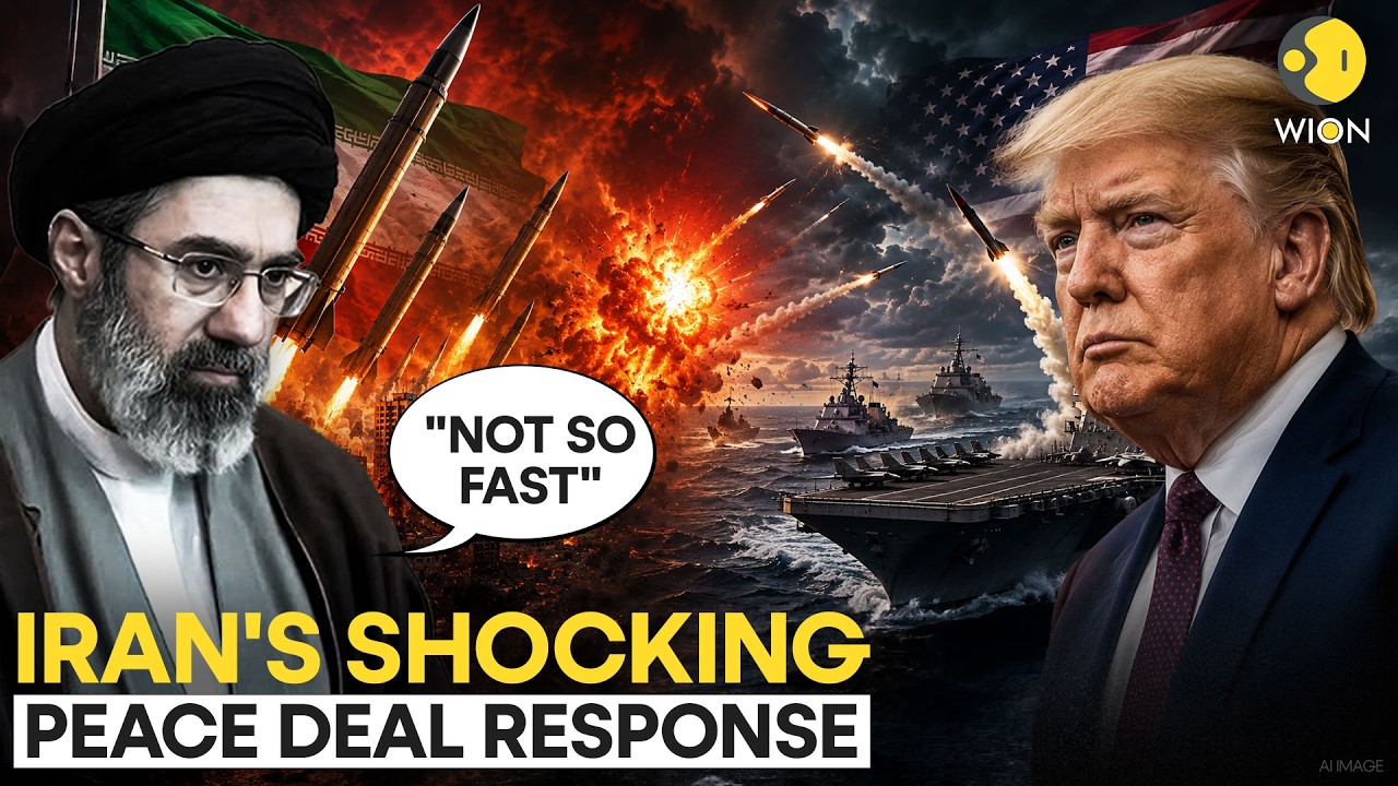 US-Iran War LIVE: Trump Says Iran Peace Deal Is Near - Iran Fires Back &ldquo;Not So Fast&rdquo; | WION