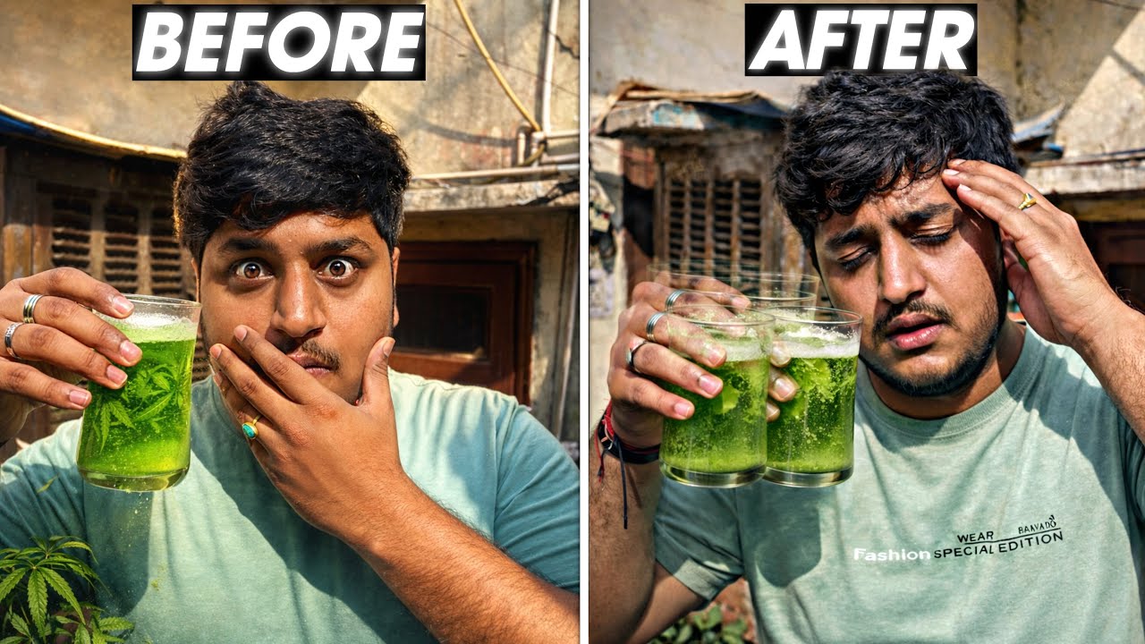 I TRIED 10 Glasses Of BHANG 🍀🤯 !!