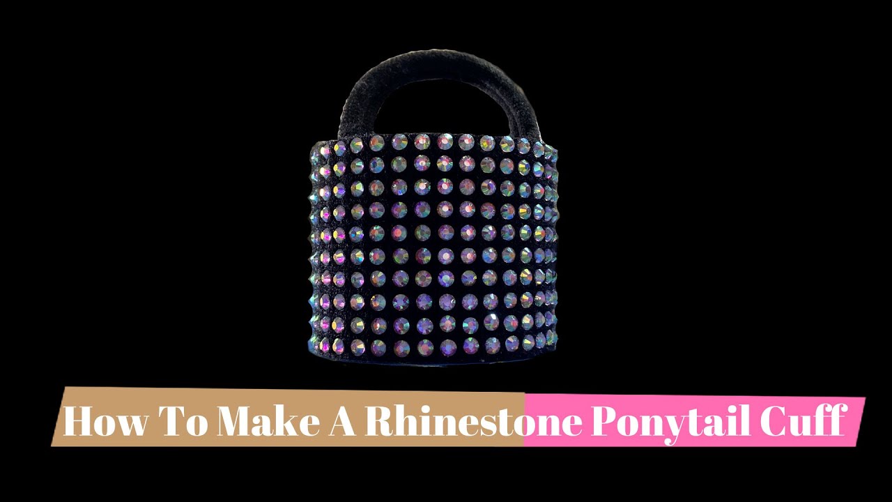 How To Make Ponytail Cuffs With Rhinestones