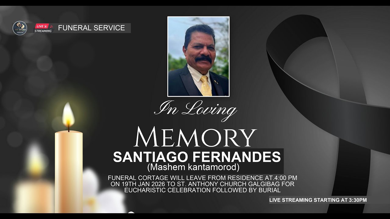 Funeral of Santiago fernandes Live Telecast