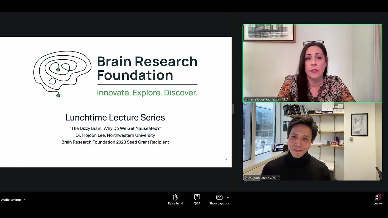Introduction | Dr Hojoon Lee | The Dizzy Brain: Why Do We Get Nauseated?