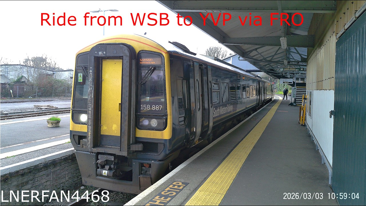 Ride from Westbury to Yeovil Pen Mill