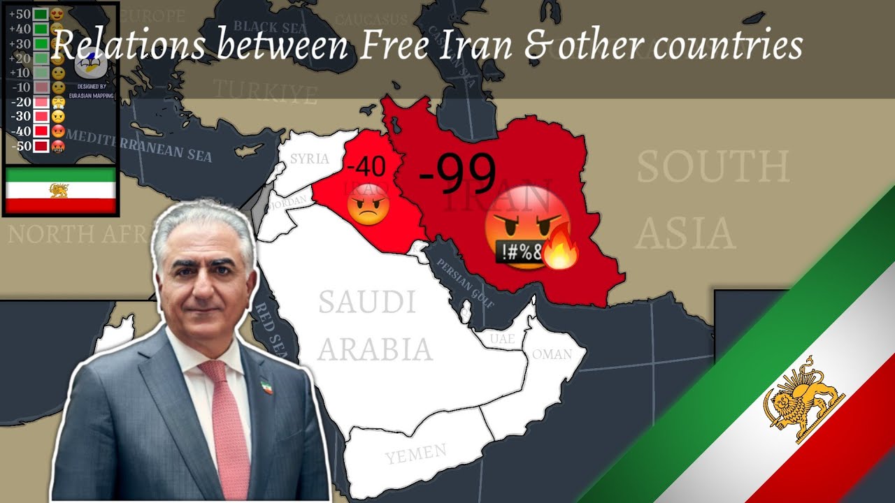 Relations between Free Iran & other countries of the world