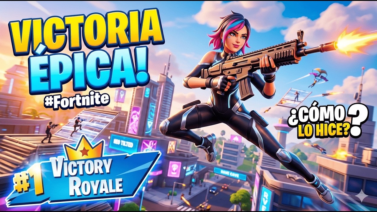 FORTNITE destrozo esta partida con esta arma