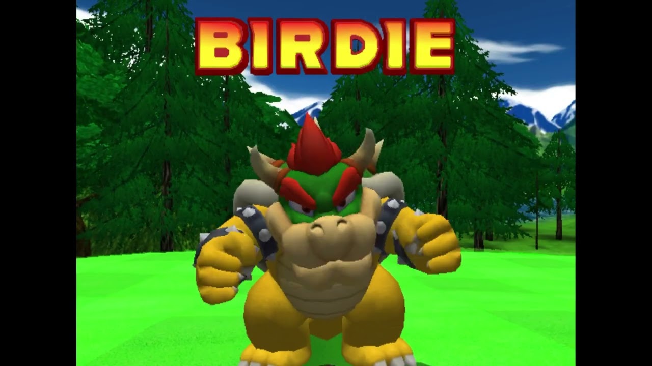 Mario Golf Toadstool Tour: Cheep Cheep Falls Stroke Play (-22/50) Star Bowser