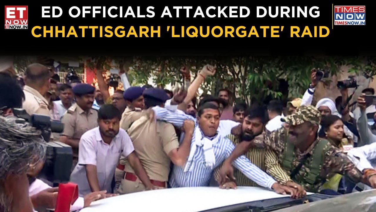 ED Officials Attacked During Chhattisgarh 'Liquorgate' Scandal Raids, FIR Expected |Top News