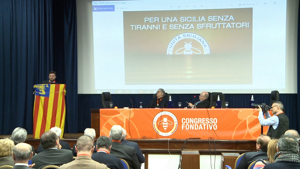 Intervento di Pietro Santonocito al Congresso fondativo del 15 e 16 febbraio a Palermo