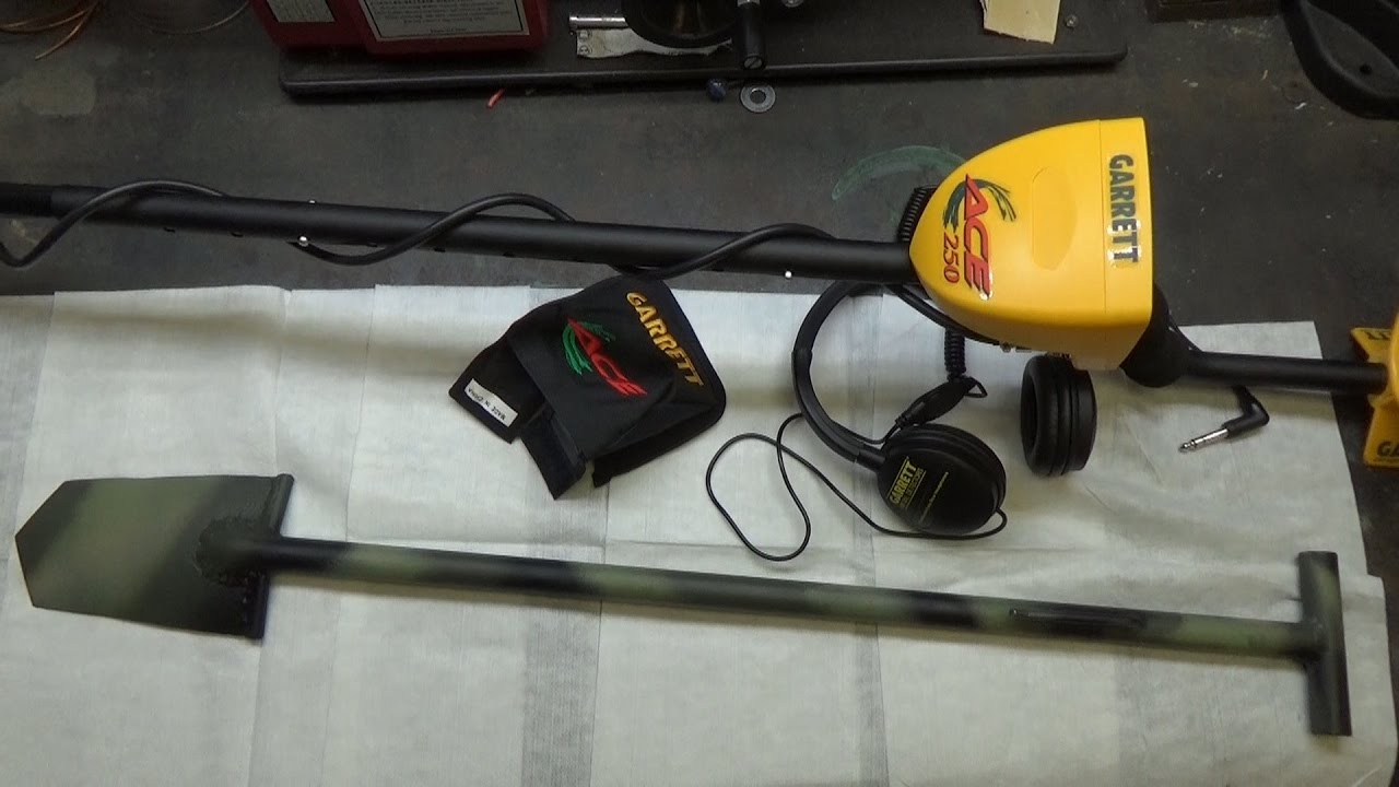 garrett ace 250 & homemade shovel