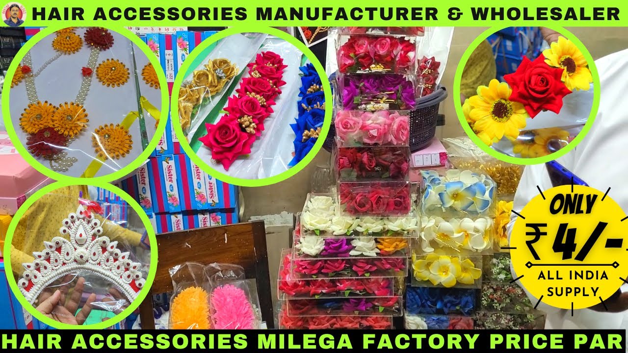 Hair Accessories Wholesale Market Kolkata | Wedding, Fancy, Hairband, Hair Clips Cheapest Rate